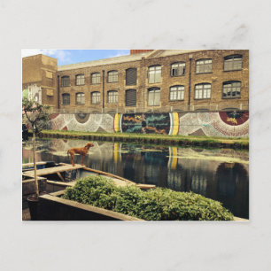 Låda Brewery Canal Side River Lea Vykort