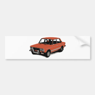 Lada - den sovjetiska ryska bilen bildekal