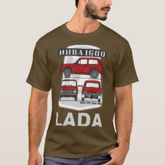 Lada Niva 1600 röd T Shirt