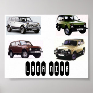 Lada niva 2 poster