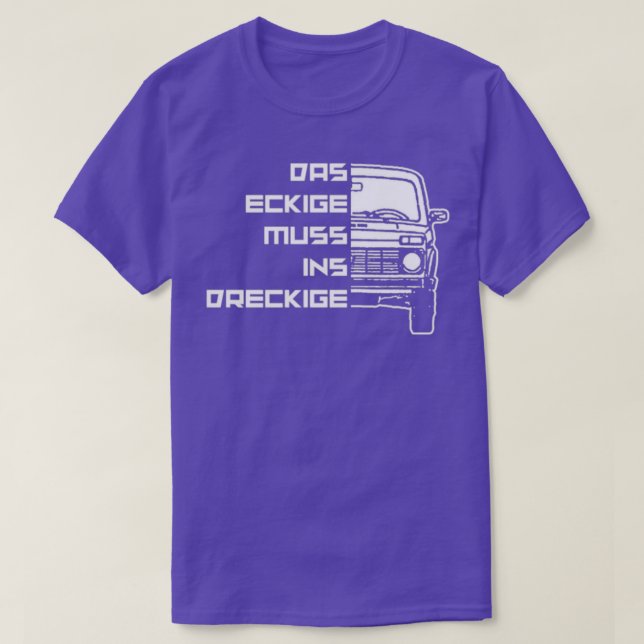 Lada Niva 4x4 Offroad CarTShirt T Shirt (Design framsida)