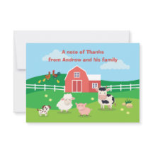 Ladan med djur Födelsedagsfest Tack Körkort