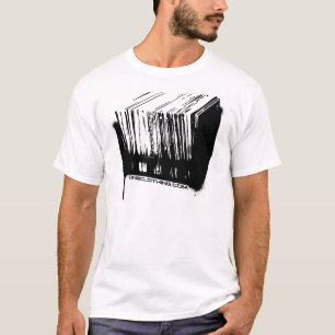 Lådan stencilerar t-shirt