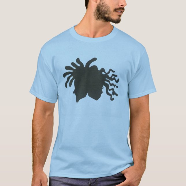 LADBABYBLUEBLACK TEE (Framsida)