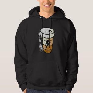 Ladda batteriljusmatningskaffen Kopp Hoodie