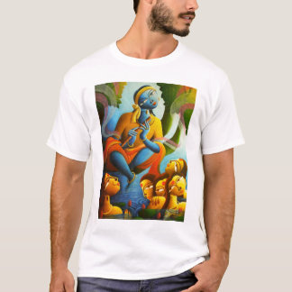 Ladda den Krishna designt-skjortan T-shirt