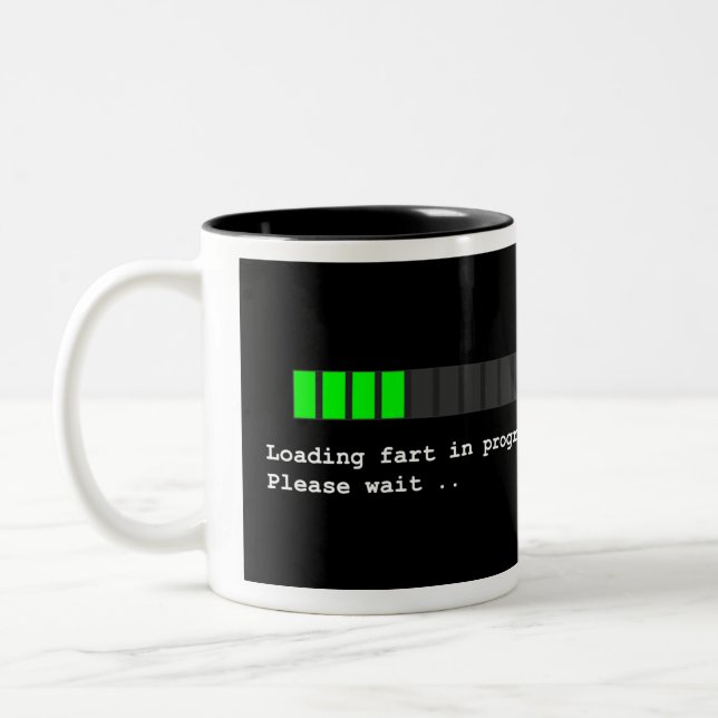 Ladda den pågående fisen Två-Tona kaffemuggen Två-Tonad Mugg (Vänster)