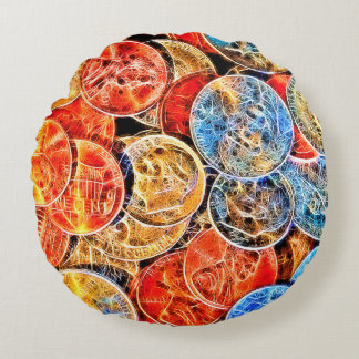 Ladda den rund kudde