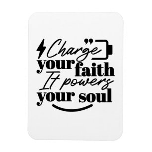 Ladda din tro – kristet inspirerande citat magnet