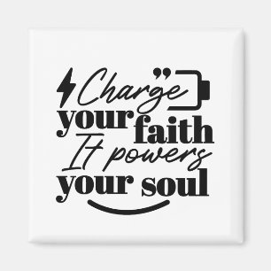 Ladda din tro – kristet inspirerande citat magnet