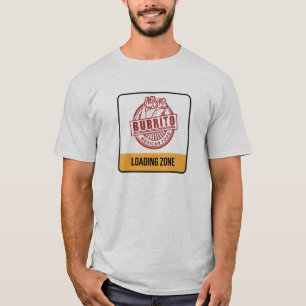Ladda för Burrito/som lastar av zon T Shirt