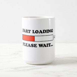 Ladda för fis kaffemugg