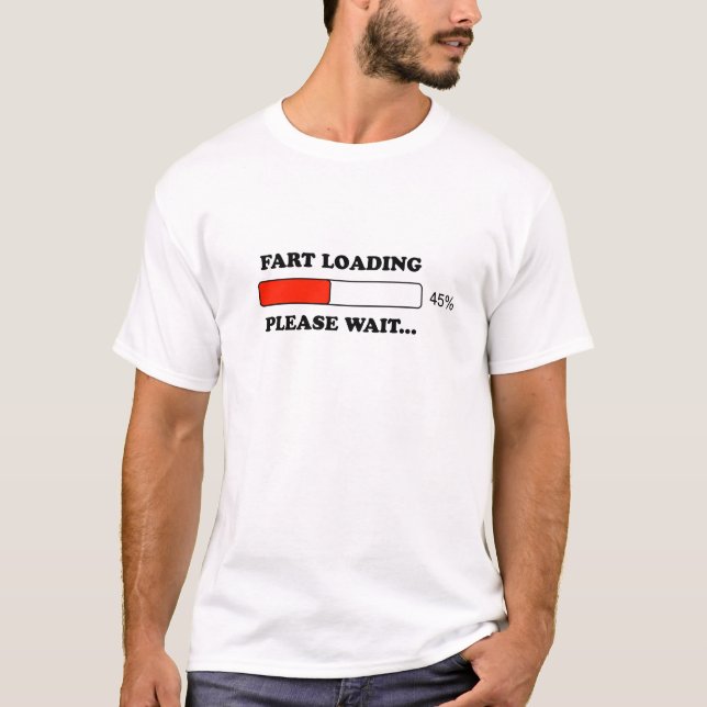 Ladda för fis t-shirt (Framsida)