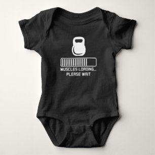 Ladda för muskler tee shirt