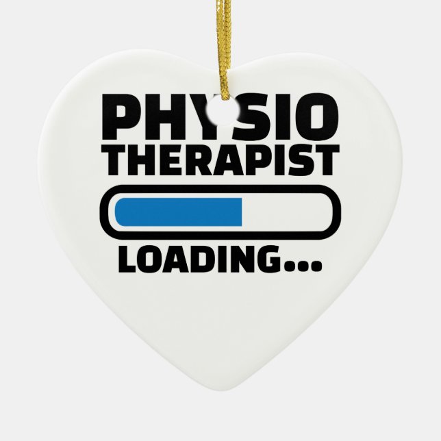 Ladda för Physiotherapist Julgransprydnad Keramik (Framsidan)
