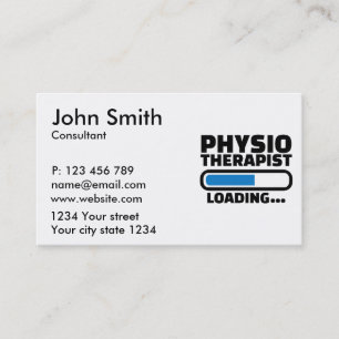 Ladda för Physiotherapist Visitkort