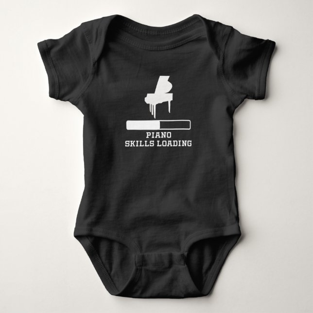 Ladda för pianoexpertis t-shirt (Framsida)