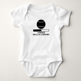 Ladda för tennisexpertis tee shirt