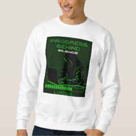 Ladda Hacker Laptop Graphic T-Shirt Lång Ärmad Tröja