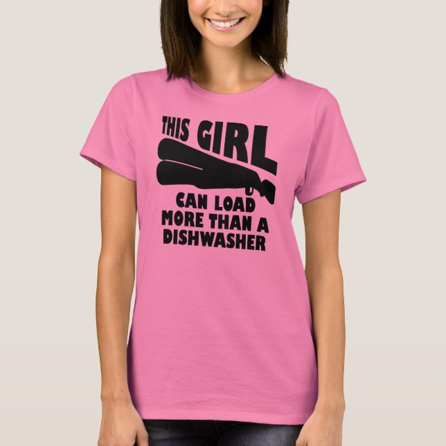 Ladda mer än en rolig T-tröja för diskare Tee Shirt (Framsida)