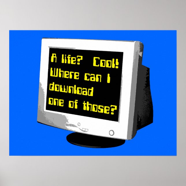 Ladda ner A Life Funny Poster Humor (Framsidan)
