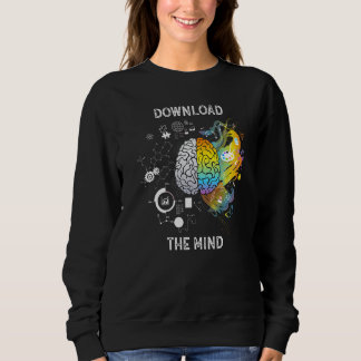 Ladda ner hjärnans funktionella färg t shirt