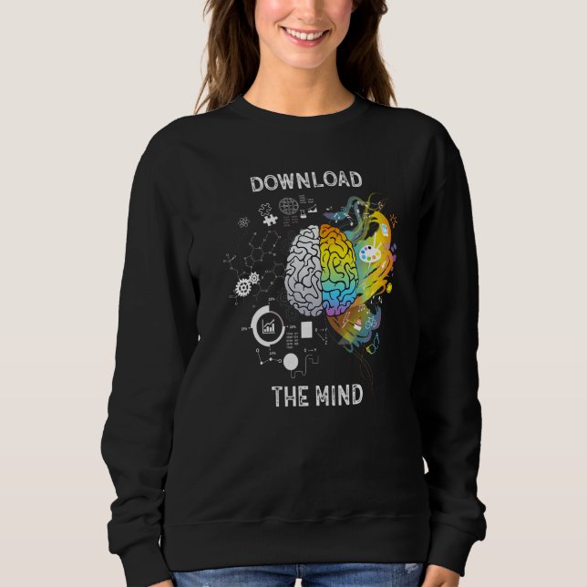 Ladda ner hjärnans funktionella färg t shirt (Framsida)
