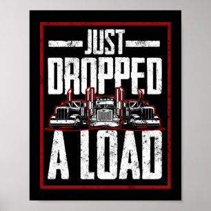 Ladda nyligen, felfri drivrutin för Trucker Lastbi Poster