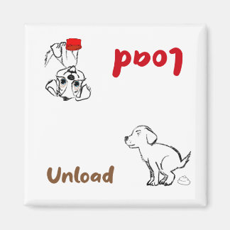 Ladda och lossa diskmaskin magnet