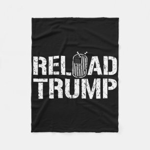 Ladda om Trump Veteran för Trump Fleecefilt