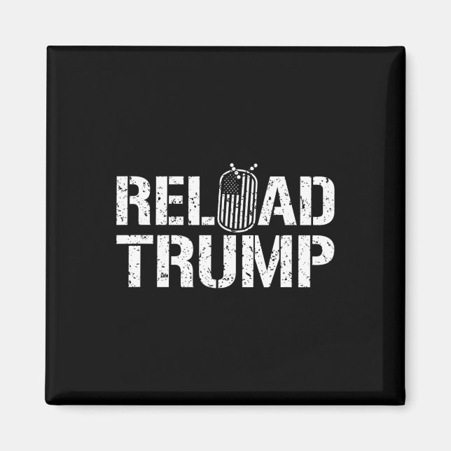 Ladda om Trump Veteran för Trump  Magnet (Framsidan)