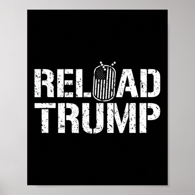 Ladda om Trump Veteran för Trump  Poster (Framsidan)