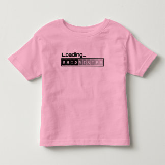 Ladda storasystern - rosa t-shirt