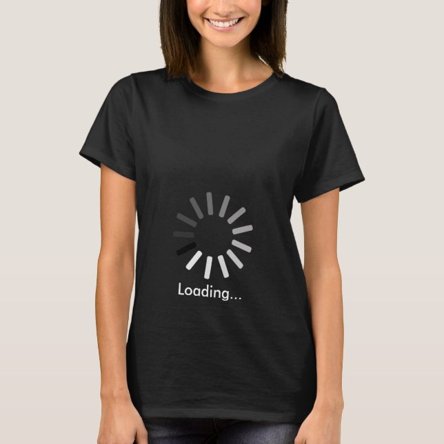 Ladda… T-shirt (Framsida)