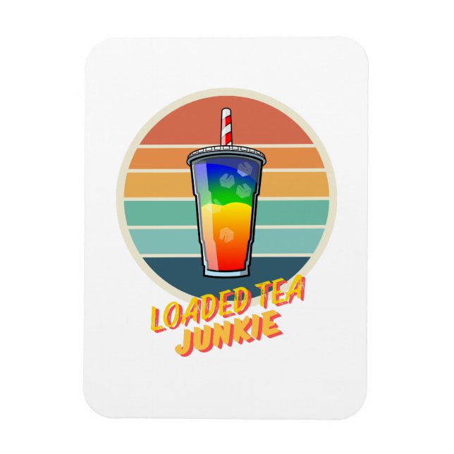 Ladda Tea Junkie Magnet (Vertikal)