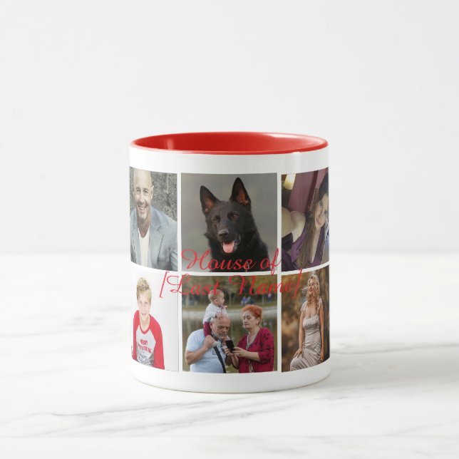 Ladda upp 10-familjens Bilder | Mugg (Center)