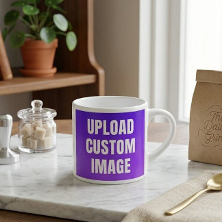 Ladda upp 2 anpassade bilder - Lägg till dina egna Espressomugg