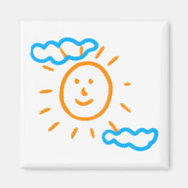 Ladda upp Barn Teckning Vrid barnteckningen till Magnet