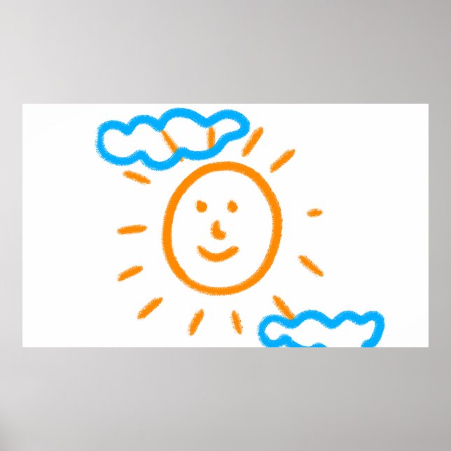 Ladda upp Barn Teckning Vrid barnteckningen till Poster (Framsidan)