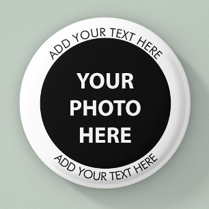 Ladda upp bildfoto & lägg till text – Anpassa Knapp