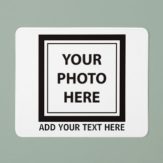 Ladda upp bildfoto & lägg till text – Anpassa Musmatta