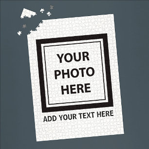Ladda upp bildfoto & lägg till text – Anpassa Pussel