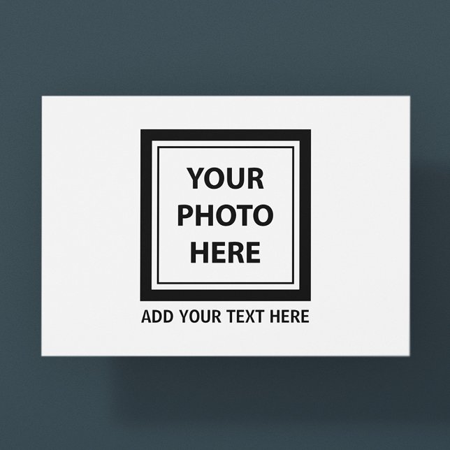 Ladda upp bildfoto & lägg till text – Anpassa Vykort (Skapare uppladdad)