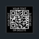 Ladda upp den moderna QR-kodwebbplatsen eller skan Knapp<br><div class="desc">webbplats eller betalningsapp med en fyrkantig anpassningsbar som kan skannas. Alla formuleringar i den här mallen är enkla att anpassa eller ta bort och bilden kan ersättas med din QR-kod, logotyp eller bild. Även färg och stilar är lätta att ändra med Zazzle-konstruktionen verktyg. Befordra en affärswebbplats till potentiella kunder eller...</div>
