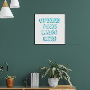 Ladda upp din älskade bild foto logotyp poster