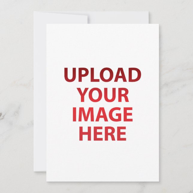 Ladda upp din älsklings bild foto logotyp inbjudningar (Framsida)