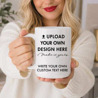 Ladda upp din anpassade designfoto & text 20oz Jum Jumbo Mugg