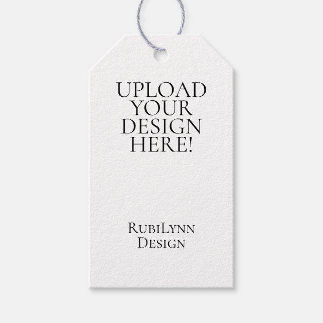 Ladda upp din design här Anpassad presentetikett (Framsidan)