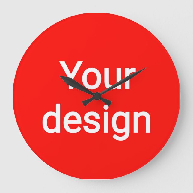 Ladda upp din design  stor klocka (Framsida)