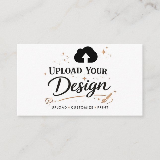 Ladda upp din designvarumärke  visitkort (Framsida)